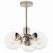 Kichler - 52700PNCLR - Three Light Chandelier - Silvarious - Polished Nickel