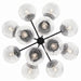 Kichler - 52701BK - 12 Light Chandelier Convertible - Silvarious - Black