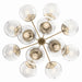 Kichler - 52701CPZCLR - 12 Light Chandelier Convertible - Silvarious - Champagne Bronze