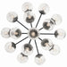 Kichler - 52702BK - 16 Light Chandelier Convertible - Silvarious - Black