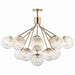 Kichler - 52702CPZ - 16 Light Chandelier Convertible - Silvarious - Champagne Bronze