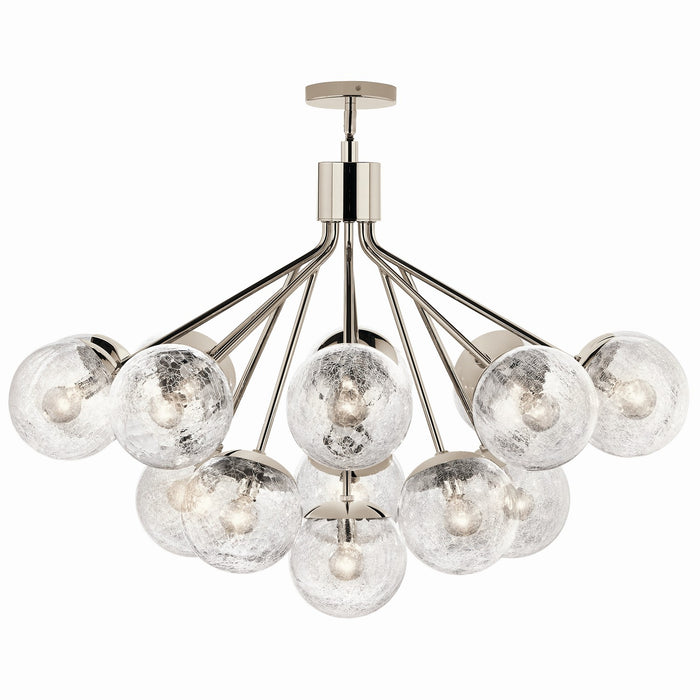 Kichler - 52702PN - 16 Light Chandelier Convertible - Silvarious - Polished Nickel