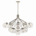 Kichler - 52702PN - 16 Light Chandelier Convertible - Silvarious - Polished Nickel