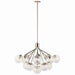 Kichler - 52702PNCLR - 16 Light Chandelier Convertible - Silvarious - Polished Nickel