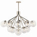 Kichler - 52702PNCLR - 16 Light Chandelier Convertible - Silvarious - Polished Nickel