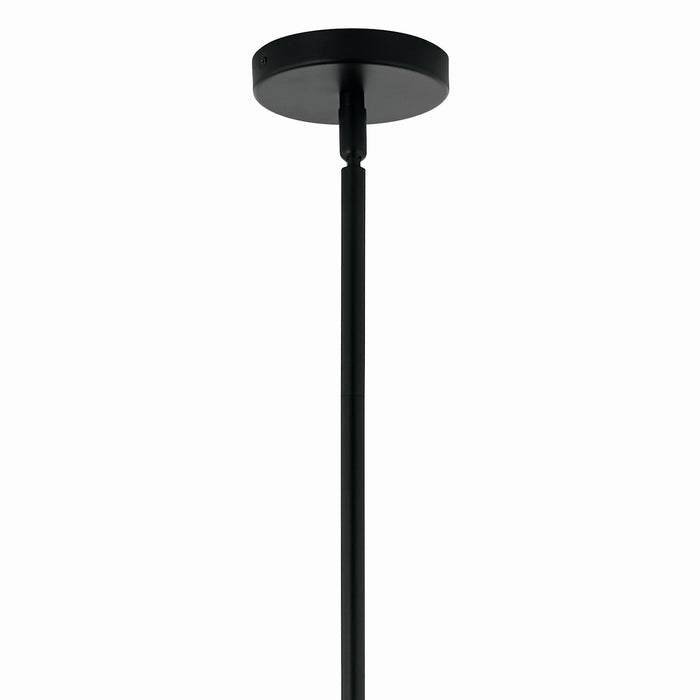 Kichler - 52703BK - 12 Light Linear Chandelier Convertible - Silvarious - Black