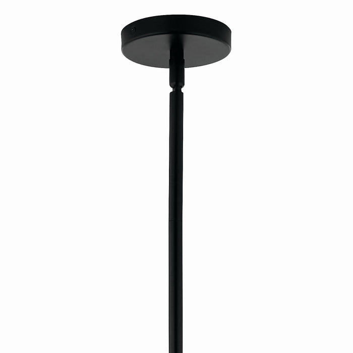 Kichler - 52703BKCLR - 12 Light Linear Chandelier Convertible - Silvarious - Black