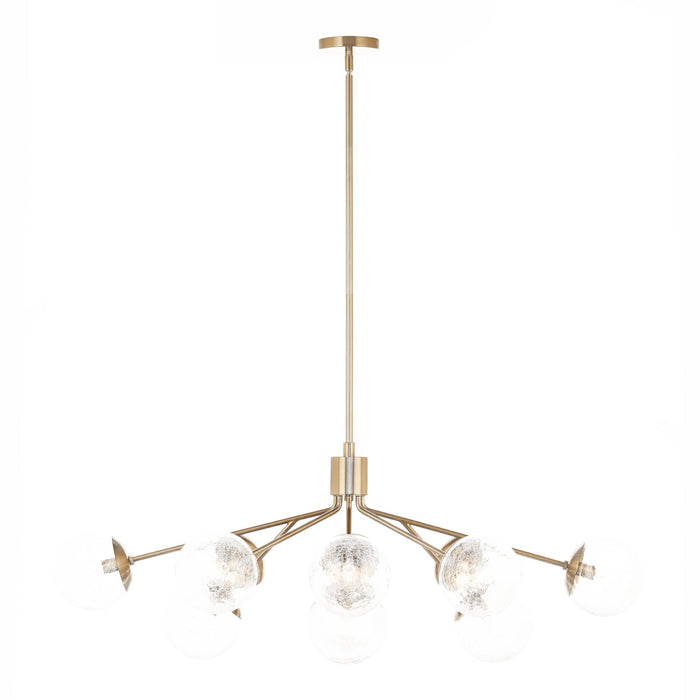 Kichler - 52703CPZ - 12 Light Linear Chandelier Convertible - Silvarious - Champagne Bronze