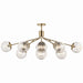 Kichler - 52703CPZ - 12 Light Linear Chandelier Convertible - Silvarious - Champagne Bronze