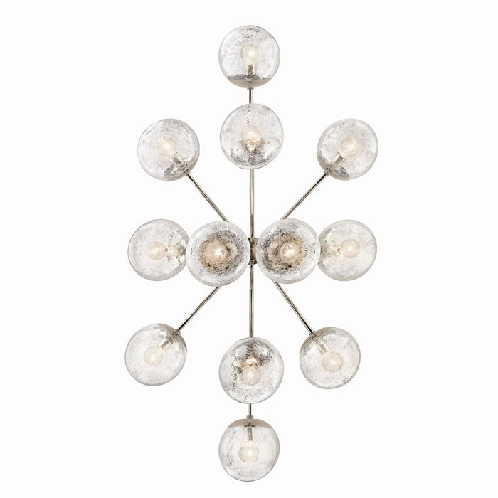 Kichler - 52703PN - 12 Light Linear Chandelier Convertible - Silvarious - Polished Nickel