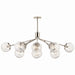 Kichler - 52703PN - 12 Light Linear Chandelier Convertible - Silvarious - Polished Nickel