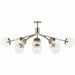 Kichler - 52703PNCLR - 12 Light Linear Chandelier Convertible - Silvarious - Polished Nickel