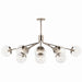 Kichler - 52703PNCLR - 12 Light Linear Chandelier Convertible - Silvarious - Polished Nickel