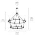 Kichler - 52708BK - 18 Light Chandelier - Carrick - Black