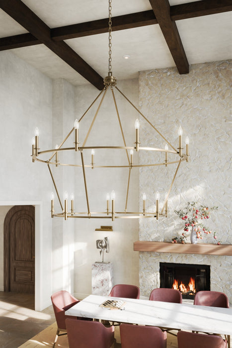 Kichler - 52708CPZ - 18 Light Chandelier - Carrick - Champagne Bronze