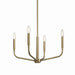 Kichler - 52716CPZ - Four Light Chandelier/Semi Flush Mount - Madden - Champagne Bronze