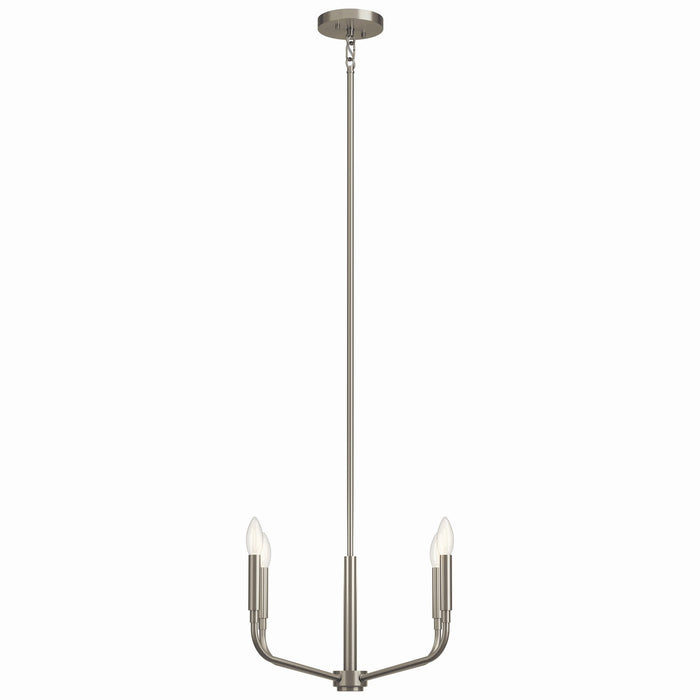 Kichler - 52716NI - Four Light Chandelier/Semi Flush Mount - Madden - Brushed Nickel