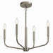 Kichler - 52716NI - Four Light Chandelier/Semi Flush Mount - Madden - Brushed Nickel