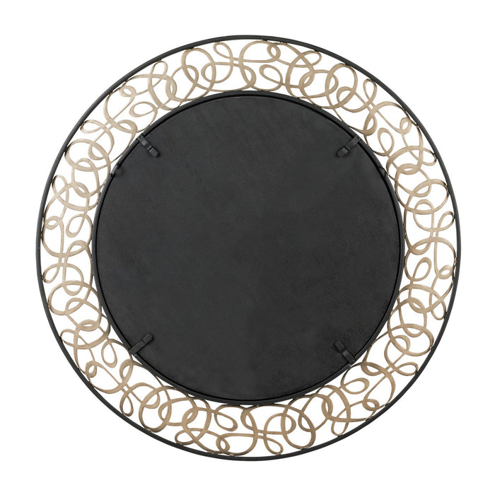 Varaluz - 381MI33MBAR - Mirror - Scribble - Matte Black/Artifact