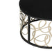 Varaluz - 381TC32NMBAR - Nesting Coffee Table and Ottoman - Scribble - Matte Black/Artifact