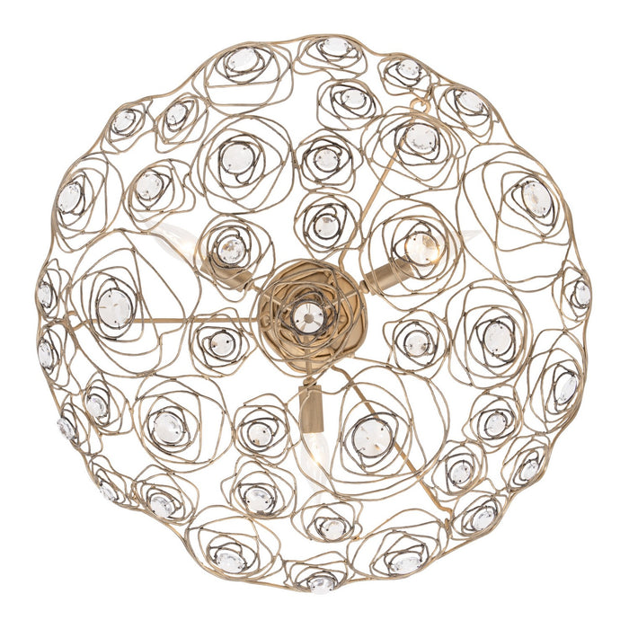 Varaluz - 500S03HGOB - Three Light Semi-Flush Mount - Ethereal Rose - Havana Gold Ombre