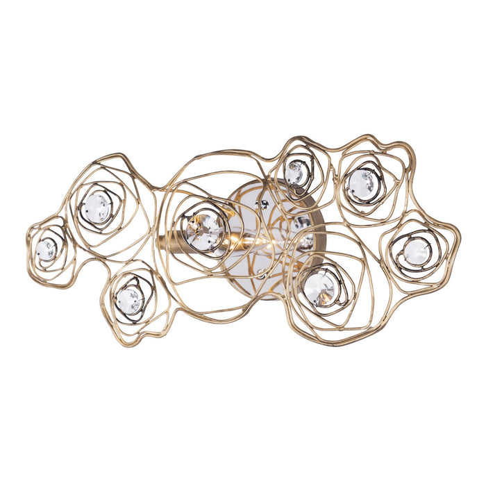 Varaluz - 500W01HGOB - One Light Wall Sconce - Ethereal Rose - Havana Gold Ombre/Polished Stainless Accents