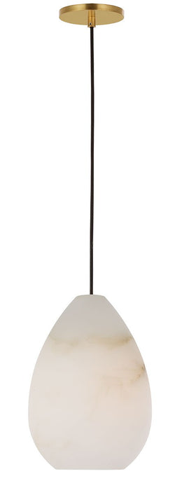 Visual Comfort Modern - SLPD544ALBHAB - One Light Pendant - Alina - Hand Rubbed Antique Brass