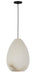 Visual Comfort Modern - SLPD545ALBB - One Light Pendant - Alina - Nightshade Black