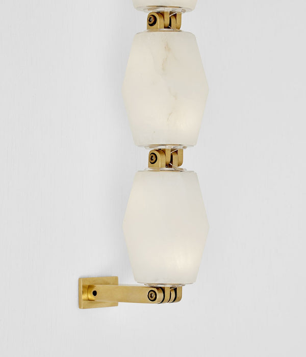 Visual Comfort Modern - SLWS54727ALBHAB - LED Wall Sconce - Collier - Hand Rubbed Antique Brass