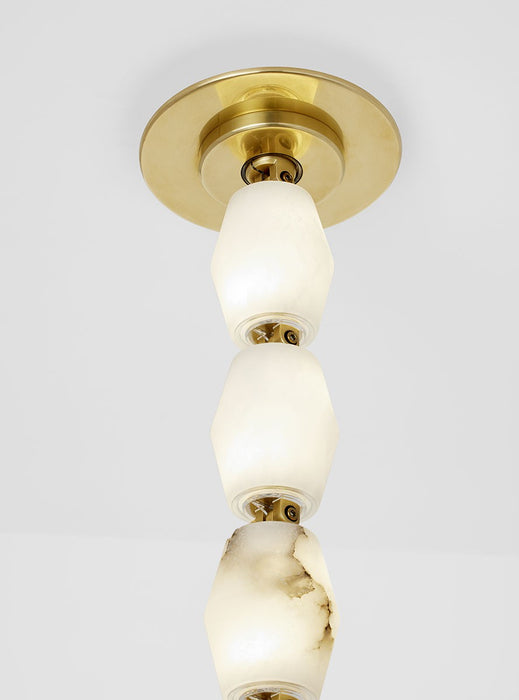 Visual Comfort Modern - SLWS54727ALBHAB - LED Wall Sconce - Collier - Hand Rubbed Antique Brass