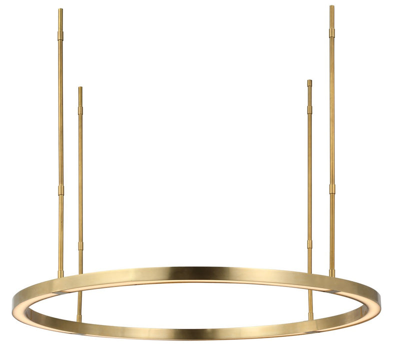 Visual Comfort Modern - MDCH53827HAB - LED Chandelier - Stagger - Hand Rubbed Antique Brass