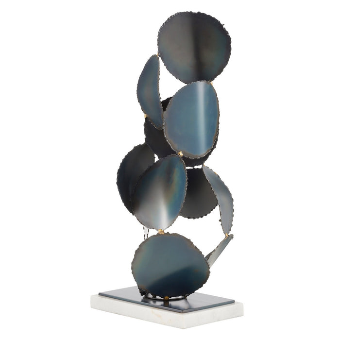 Arteriors - ASI05 - Sculpture - Kensey - Burnt Iron/White