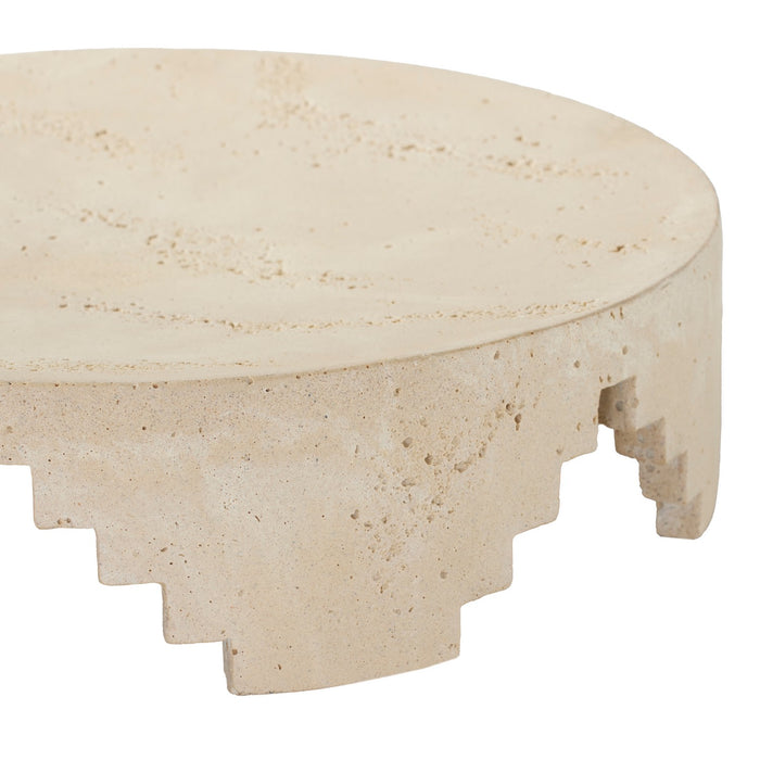 Arteriors - ATC07 - Centerpiece - Cornwall - Faux Travertine