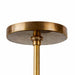 Arteriors - DFI05 - Three Light Flush Mount - Daniella - Vintage Brass