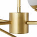 Arteriors - DLC22 - 16 Light Chandelier - Ember - Antique Brass/Matte Swirl