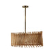 Arteriors - DMS15 - One Light Pendant - Cabrera - Natural/Antique Brass