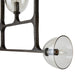 Arteriors - DRC08 - Four Light Linear Chandelier - Dillon - English Bronze/Smoke