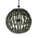 Arteriors - DSS02 - Four Light Chandelier - Emma - Dark Gray Wash/Dark Gray Wash