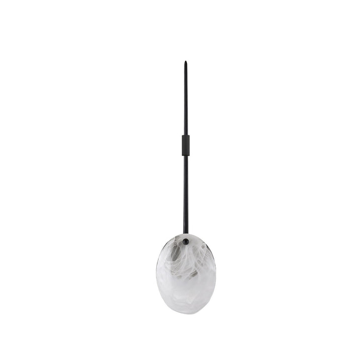 Arteriors - DWC33 - One Light Wall Sconce - Elijah - Opal Swirl/Blackened Iron