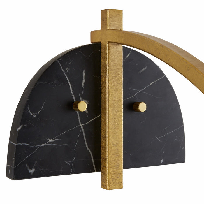 Arteriors - DWC36 - One Light Wall Sconce - Dipper - Opal/Antique Brass/Black