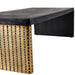 Arteriors - FCI18 - Cocktail Table - Cunningham - Ebony/Antique Brass