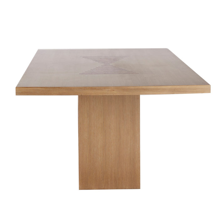 Arteriors - FDS10 - Dining Table - Crockett - Oyster/Dark Oyster