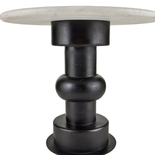 Arteriors - FEI21 - End Table - Devito - White/Ebony/Bronze