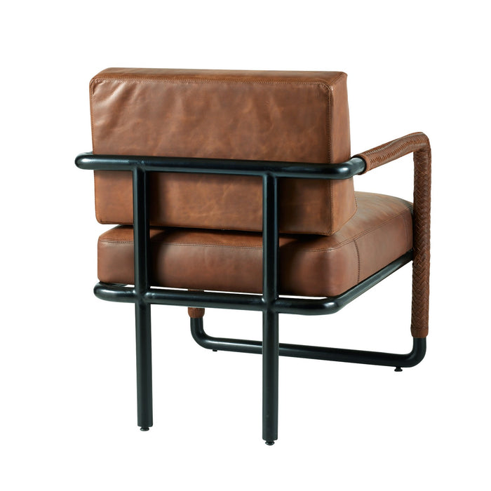 Arteriors - FRI15 - Chair - Durham - Cognac/Blackened Bronze