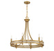 Savoy House - 1-2053-6-322 - Six Light Chandelier - Camden - Warm Brass