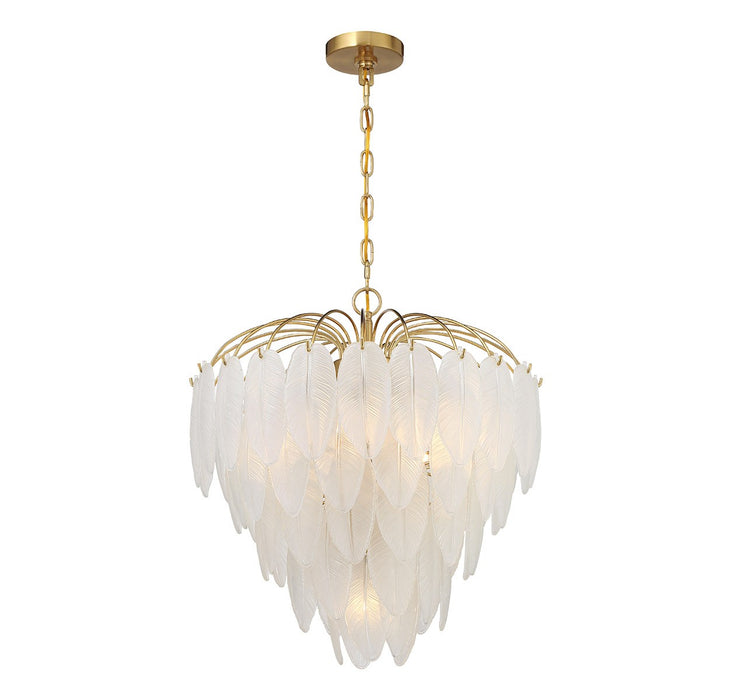 Savoy House - 1-3508-6-322 - Six Light Chandelier - Boa - Warm Brass