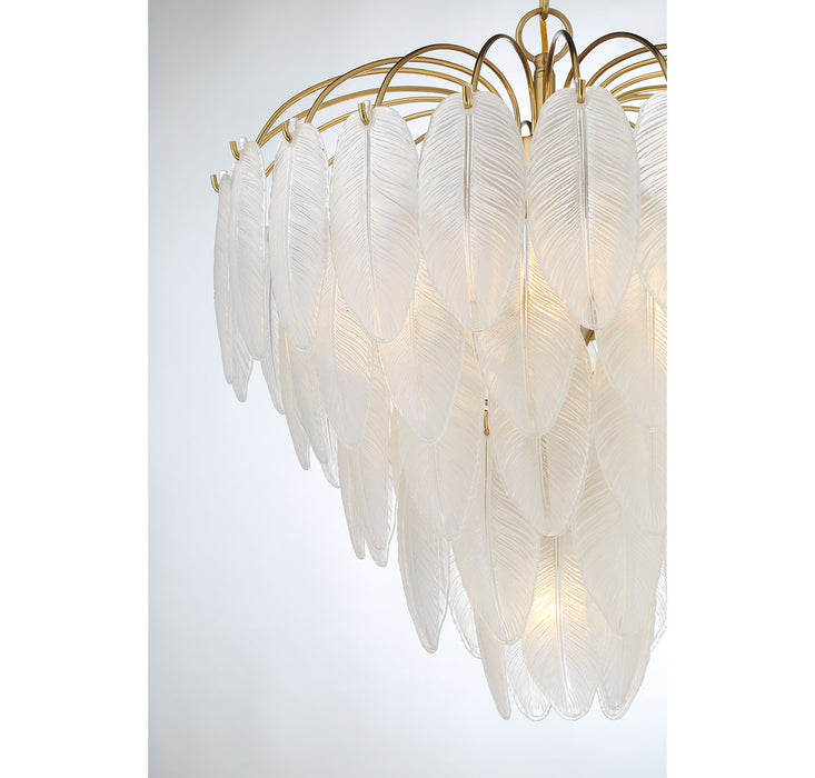 Savoy House - 1-3508-6-322 - Six Light Chandelier - Boa - Warm Brass