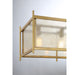 Savoy House - 1-3802-5-322 - Five Light Linear Chandelier - Jacobs - Warm Brass