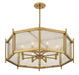 Savoy House - 1-3803-8-322 - Eight Light Chandelier - Jacobs - Warm Brass