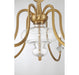 Savoy House - 1-5802-6-322 - Six Light Chandelier - Bergdorf - Warm Brass